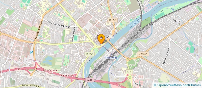 localisation de l'entreprise FORGAL  THIONVILLE