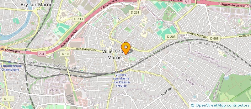 localisation de l'entreprise FORGE à VILLIERS-SUR-MARNE
