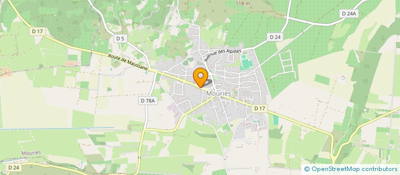 localisation de l'entreprise FORGE ART ET CREATIONS  MOURIES