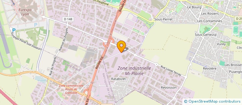 localisation de l'entreprise FORGE AUTO  GENAS