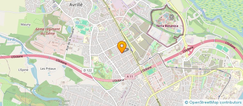 localisation de l'entreprise FORGE BARRE  AVRILLE