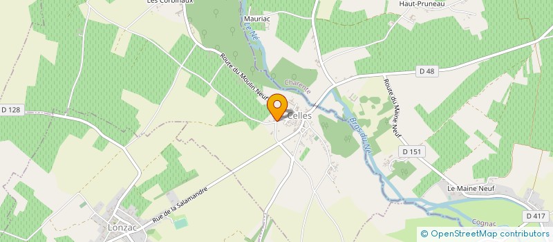 localisation de l'entreprise FORGE BOISNIER à CELLES