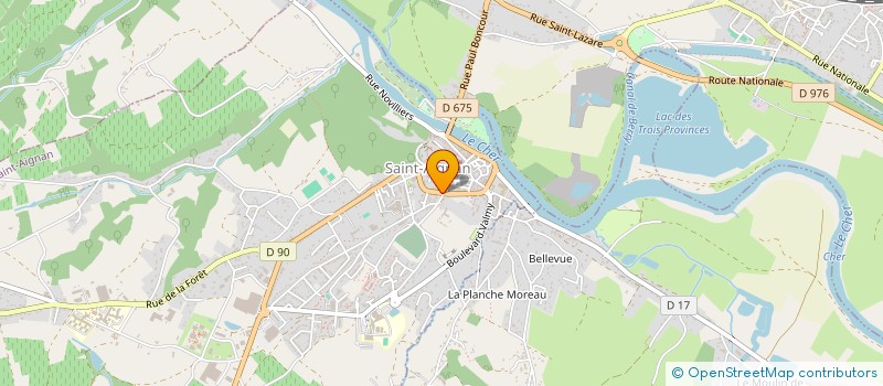 localisation de l'entreprise FORGE COOPERATIVE à SAINT-AIGNAN