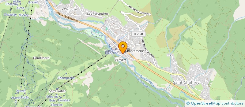 localisation de l'entreprise FORGE COUTELLERIE DES CIMES  SAINT-CHAFFREY