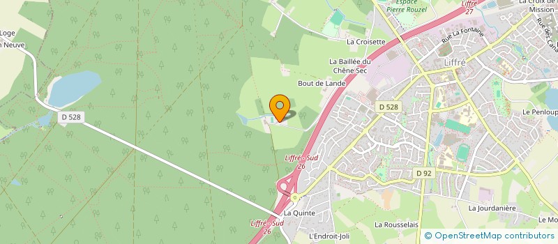 localisation de l'entreprise FORGE D'ECHIRE  LIFFRE