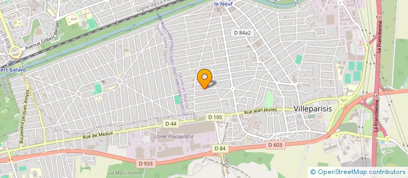 localisation de l'entreprise FORGE DE L OURCQ à VILLEPARISIS