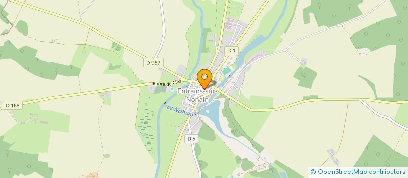 localisation de l'entreprise FORGE DE LA MAISON DIEU à MENESTREAU