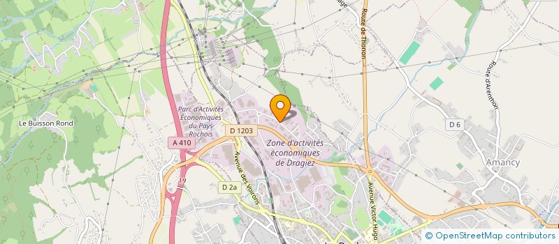 localisation de l'entreprise FORGE & DESIGN à LA ROCHE-SUR-FORON