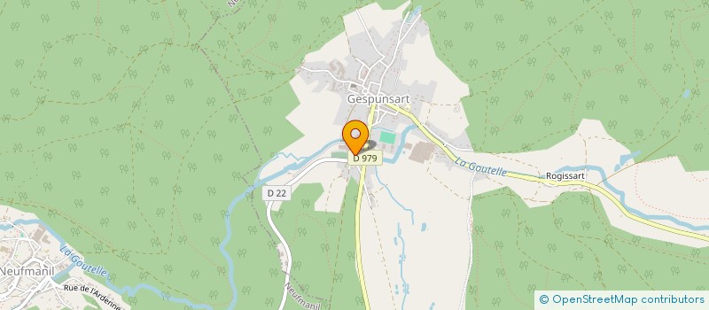 localisation de l'entreprise FORGE-EST à GESPUNSART