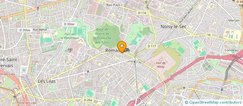 localisation de l'entreprise FORGE ET ITINERANCE à ROMAINVILLE