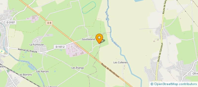 localisation de l'entreprise FORGE ET MARECHALERIE D'ANTAN à SAINT-ROMAIN-LE-PUY