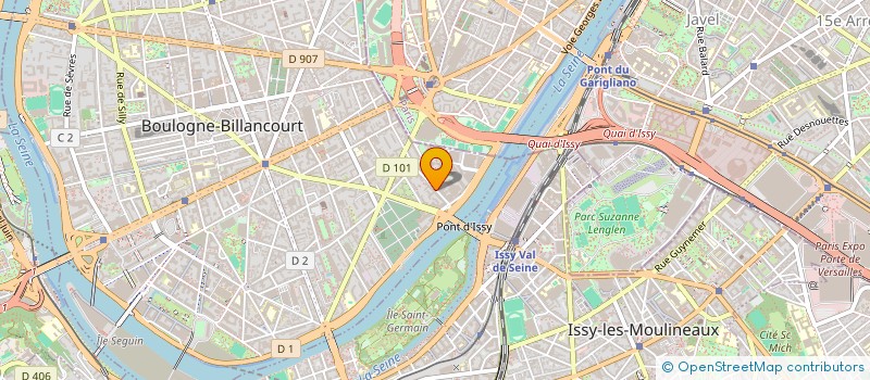 localisation de l'entreprise FORGE FILMS COMPANY  BOULOGNE-BILLANCOURT