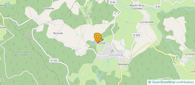 localisation de l'entreprise FORGE N COMPONENTS à VISCOMTAT