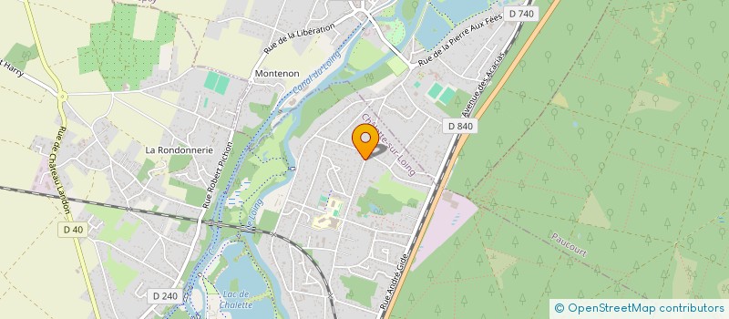 localisation de l'entreprise FORGECO à CHALETTE-SUR-LOING