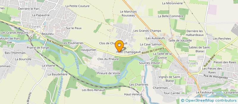 localisation de l'entreprise FORGEEM SAS à ESVRES
