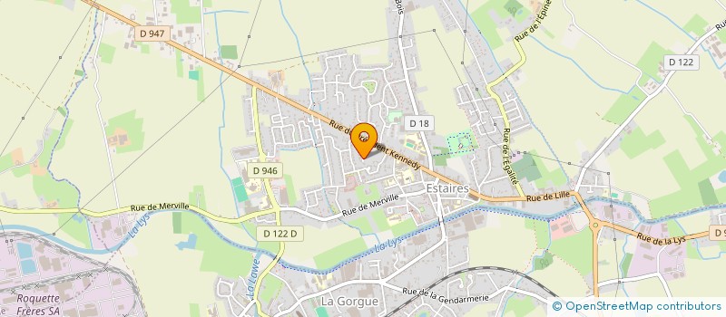 localisation de l'entreprise FORGEIT  ESTAIRES