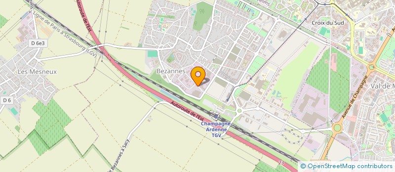 localisation de l'entreprise FORGEL SA  BEZANNES