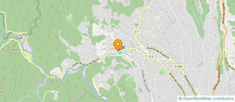 localisation de l'entreprise FORGELOUP  LA COLLE-SUR-LOUP