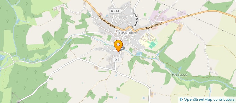 localisation de l'entreprise FORGEOT CAROLINE ET SAMUEL LMNP à FAYL-BILLOT