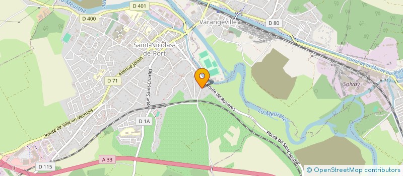 localisation de l'entreprise FORGER  SAINT-NICOLAS-DE-PORT