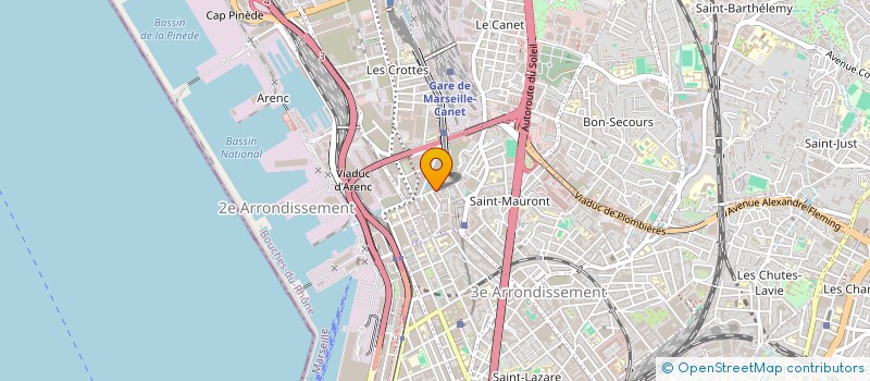 localisation de l'entreprise FORGES BOYER ET FILS à MARSEILLE