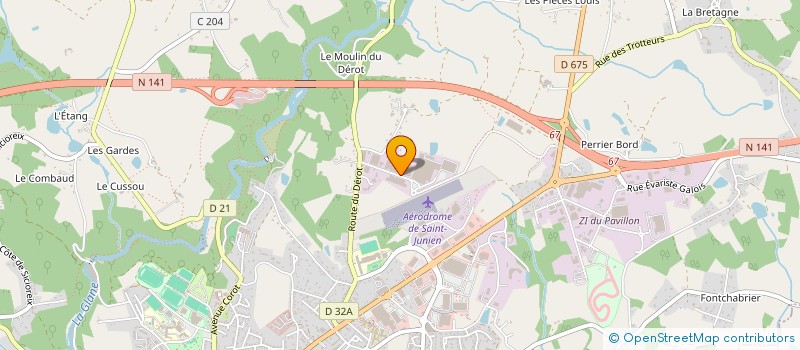 localisation de l'entreprise FORGES DE BELLES ONDES à SAINT-JUNIEN