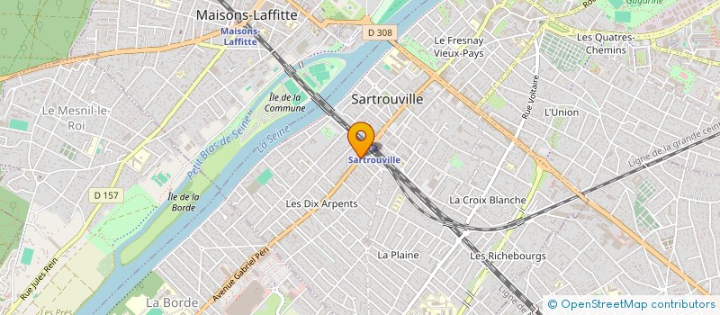 localisation de l'entreprise FORGES DE BRUX  SARTROUVILLE