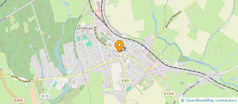 localisation de l'entreprise FORGES DOJO 76  FORGES-LES-EAUX