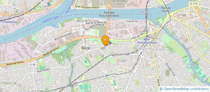 localisation de l'entreprise FORGES ELECTRONIQUES DE REZE à REZE