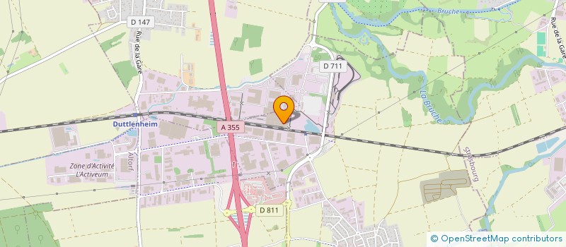 localisation de l'entreprise FORGES ET ATELIERS DE DUPPIGHEIM  DUPPIGHEIM