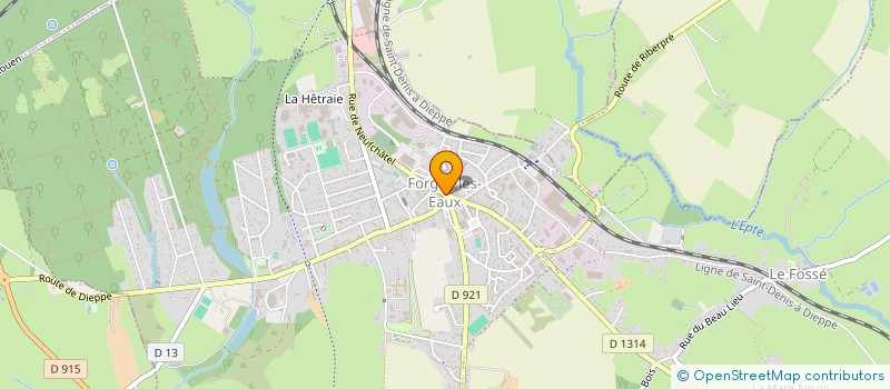 localisation de l'entreprise FORGES TA FORME  FORGES-LES-EAUX