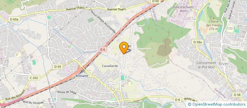 localisation de l'entreprise FORGET ALMADIMA  SIMIANE-COLLONGUE