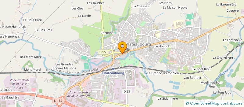 localisation de l'entreprise FORGET IMMOBILIER  CHATEAUBOURG