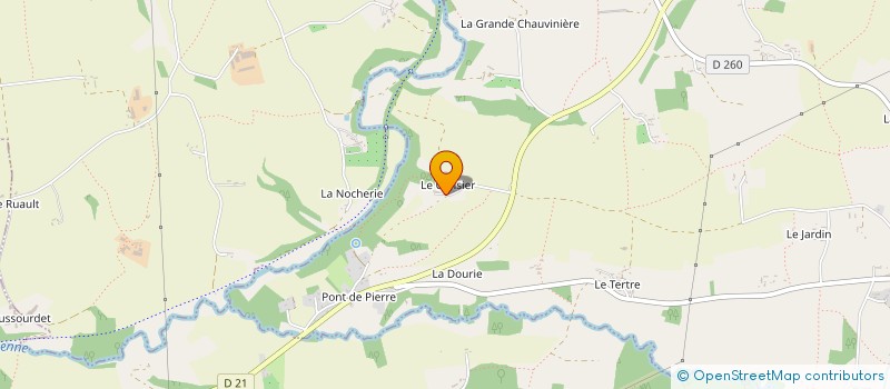 localisation de l'entreprise FORGET MARTIAL SARL à CHAMPSECRET