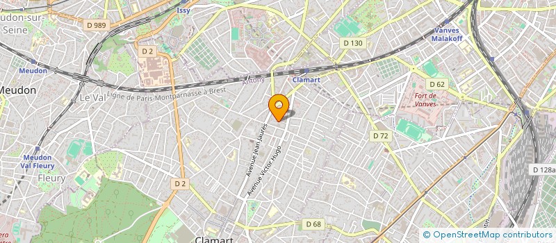 localisation de l'entreprise FORGET PIERRE FORMALITES à CLAMART