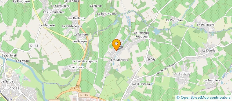 localisation de l'entreprise FORGET-PINSON  CLISSON