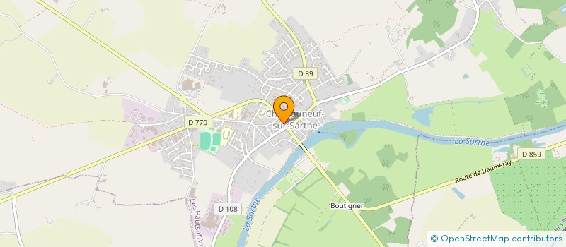 localisation de l'entreprise FORGET SARL  LES HAUTS-D'ANJOU