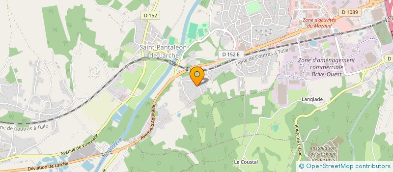 localisation de l'entreprise FORGET-TAVENAUX  SAINT-PANTALEON-DE-LARCHE