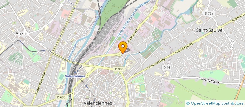 localisation de l'entreprise FORGEVAL NEWCO à VALENCIENNES