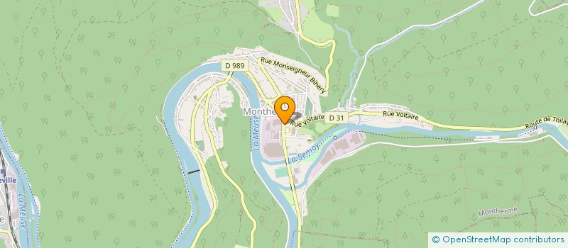 localisation de l'entreprise FORGEX FRANCE à MONTHERME