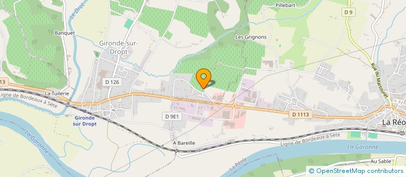 localisation de l'entreprise FORGIT CONSTRUCTION  GIRONDE-SUR-DROPT