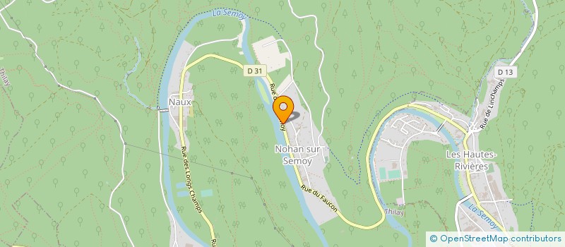 localisation de l'entreprise FORGURE  LES HAUTES-RIVIERES