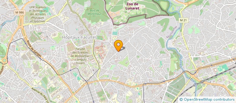 localisation de l'entreprise FORHUM CENT RECHER FORMAT HUMA à MONTPELLIER