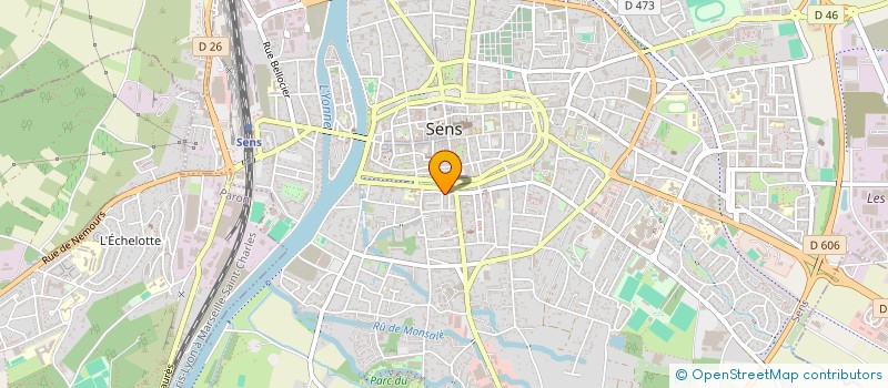 localisation de l'entreprise FORIMMO à SENS
