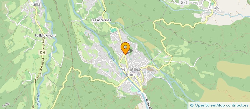 localisation de l'entreprise FORIMO  VERNET-LES-BAINS