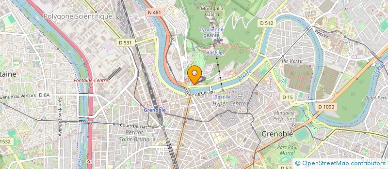 localisation de l'entreprise FORINSKI à GRENOBLE