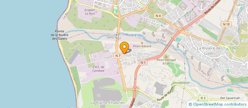 localisation de l'entreprise FORINTECH SAS à SAINT-PAUL