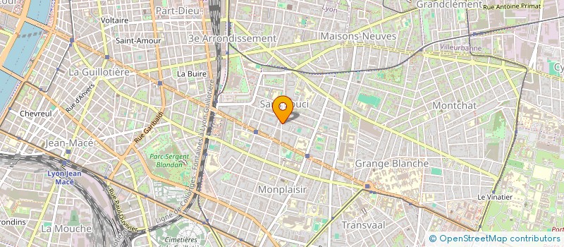 localisation de l'entreprise FORIS DAX  LYON