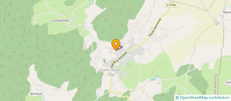 localisation de l'entreprise FORITECH  SAINT-ALBAN-D'AY