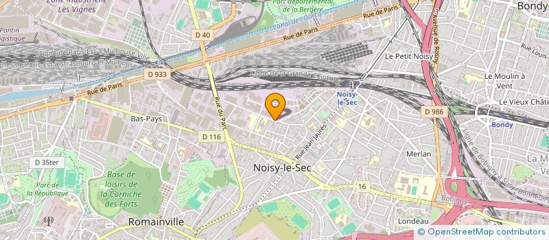 localisation de l'entreprise FORKARDT FRANCE S A R L à NOISY-LE-SEC